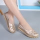 thumbnail image 4 of XIHAHA, temporada de verano para mujer, zapatos antideslizantes con parte inferior de tendón de ternera transpirable, zapatillas con agujeros informales, sandalias de mujer de talla grande, 4 of 5