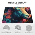 thumbnail image 3 of Bingfone Colorful Flower Goat ,18" x 24"Dish Drying Mat for Kitchen Counter,Ultra Absorbent Microfiber, 3 of 7