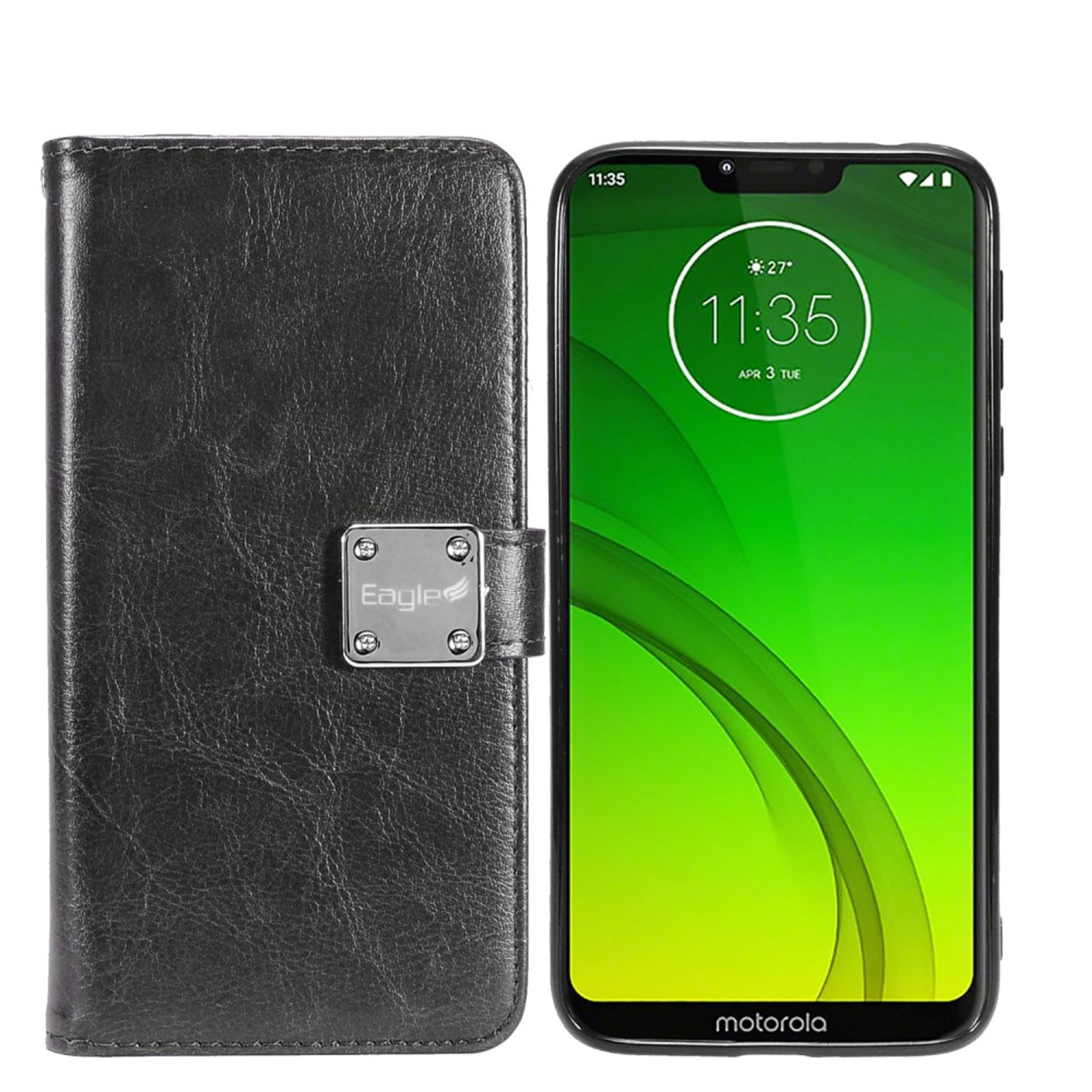 Motorola Moto G7 Power Case, by Insten Detachable Folio Flip
