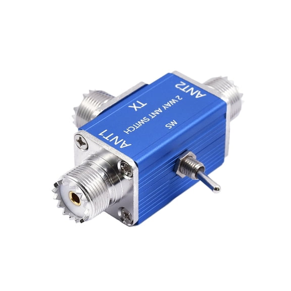 2 Way CB/HAM Antenna Coax Switch Coaxial Antenna Switch 100W 1-30MHz SL-16 Connector
