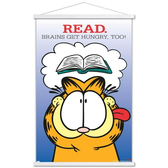 Garfield - Read Wall Poster with Magnetic Frame, 22.375" x 34"