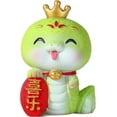 thumbnail image 1 of Xihbxyly Oferta Por Tiempo Limitado Figura de Serpiente con Signo Chino, Figura Coleccionable de Resina, Decoración de Mesa, 1 of 1