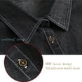 thumbnail image 3 of LoudSung False Collar Detachable Half Shirt Blouse Fake Collar Denim Design Elegant for Women Girls, 3 of 6