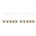 thumbnail image 1 of Thinsony 5piece Convenient Hanging Flower Plant Baskets For Beautiful Garden Firm White set 2Set, 1 of 6