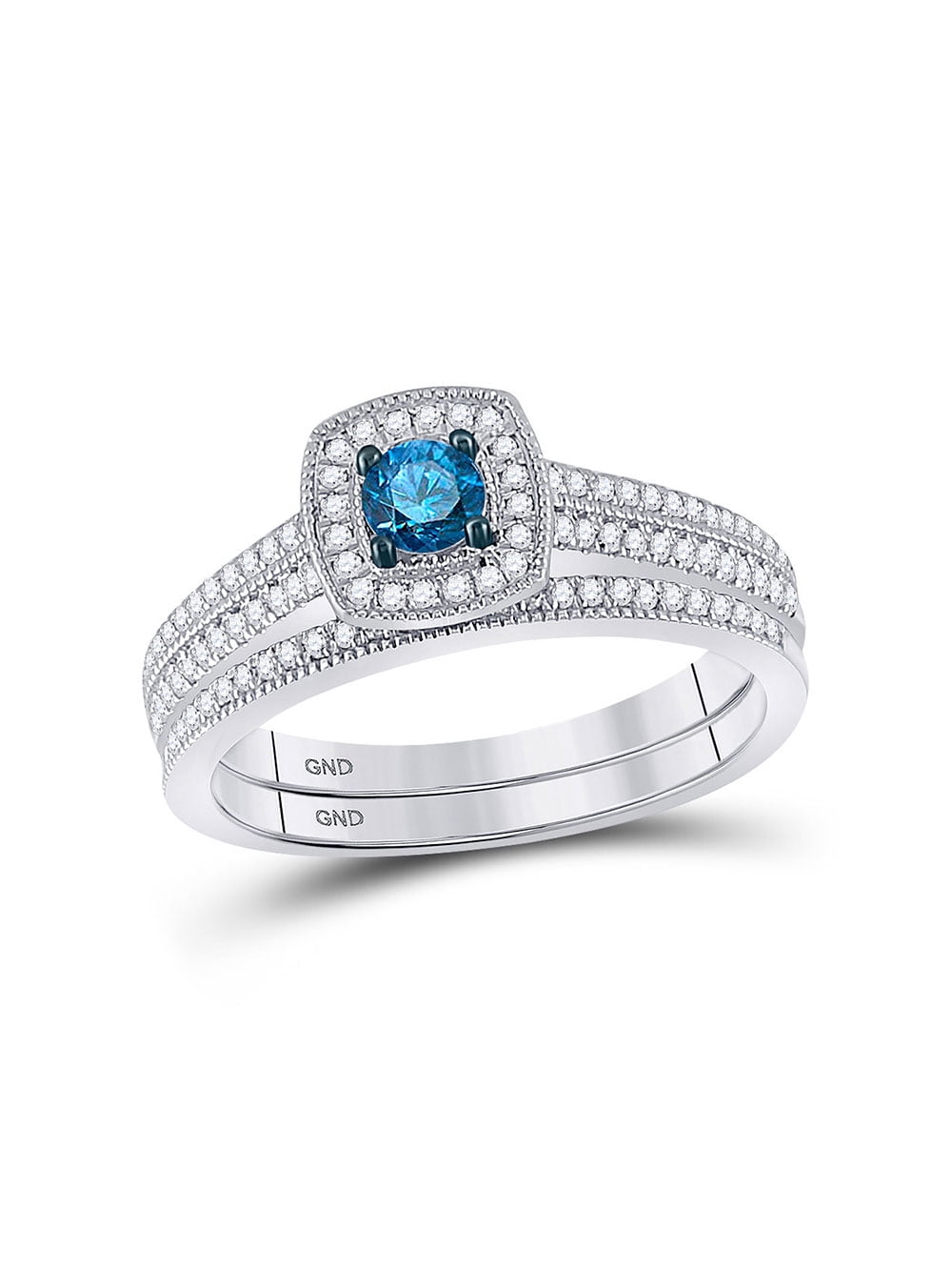 Details about   Vintage Style Aquamarine Solitaire Ring with Milgrain in Silver/Gold/Platinum