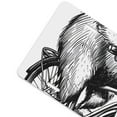 thumbnail image 2 of Kdxio Capybara Riding Bicycle License Plate Car Front License Plate Car Decoration Car Accessories Front Tag Plate Standard Size, 2 of 8