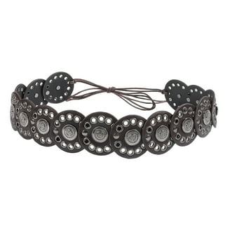 1pc Chinese Style Embroidery Sash Belt Vintage Solid Color Women