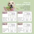 thumbnail image 4 of Paw Legend Reusable Female Dog Diapers Pack of 3, No Leak Doggie Diapers for Heat Cycle, Flower, Medium, 4 of 7