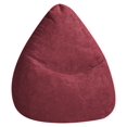 thumbnail image 1 of Gouchee Home Alfa Wine Bean Bag Chair – Soft Velour Polyester Fabric with Polystyrene Bead Filling, Suitable for Adults and Teens, Lightweight & Portable Seating for Dorm or Living Room, 1 of 7