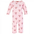thumbnail image 4 of Hudson Baby Infant Girl Cotton Coveralls, Hot Cocoa, 3-6 Months, 4 of 5