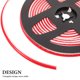 thumbnail image 4 of 1 rollo de cinta adhesiva para moldura, para despegar y pegar, moldura de pared, moldura de techo autoadhesiva, 4 of 5
