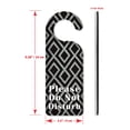 thumbnail image 3 of Do Not Disturb Door Knob Hanger Sign - Diamonds, 3 of 3