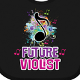 thumbnail image 4 of Inktastic Viola Future Violist Music Girls Baby Bib, 4 of 4