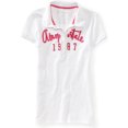 thumbnail image 1 of Aeropostale Womens 1987 Polo Shirt, Blanco, X-Small Aeropostale Polo, 1 of 1