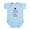 Sky Blue, variant on CafePress - Keep Calm Call Papa Body Suit - Baby Light Bodysuit, Size Newborn - 24 Months