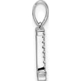 thumbnail image 2 of 14K White Gold Diamond Letter J Initial Pendant(Length 16) - Jbsp, 2 of 5