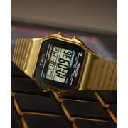 Timex Men's Classic Digital Gold-Tone 34mm Casual Watch, Expansion Band