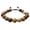 Mookaite, variant on 10 Pcs Black Lava Gemstone Round Bead Adjustable Bracelet 10mm, Genuine Crystal Bead Bracelet, Gift for Men & Women (Black Lava)
