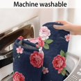 thumbnail image 5 of Pioneer Flower Floral Print Pattern Bathroom Rugs Mat, Non Slip Microfiber Bathroom Rug with Rubber Backing, Soft Mats for Bathroom Floor Tub Shower, 17"x27", 5 of 5