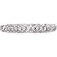 thumbnail image 4 of 14K White Gold Diamond Wedding Band (Size 7) Made In India rm2299b-035-waa, 4 of 5