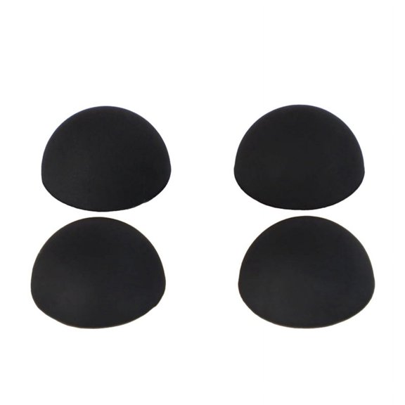 4Pack 20mm Silicone Hemisphere Bumpers Isolation Feet, Non Skid Speaker Isolation Pads for Small Speaker,4 x Silicone Isolation Feet,Black