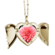 thumbnail image 1 of Flor de durazno flores hermosas Collar colgante en forma de melocotón con alas Unbranded M, 1 of 3