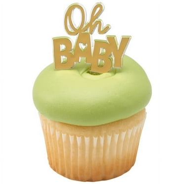 Oh Baby Cupcake Picks Toppers, by DecoPac 24 Count