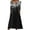 White, variant on Icvfdpl Women'S Casual Dresses Print Half Sleeve Round Neck Pocket Loose Leisure Sundress Trendy Woman Outwear Black L