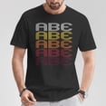 thumbnail image 5 of Abe Retro Wordmark Pattern Style TShirt, 5 of 6