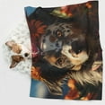 thumbnail image 6 of Rocae Flower Crown Dog for Pet Blanket Dog Blanket Cat Blanket Soft Sleep for Small Medium Pet-Small, 6 of 8