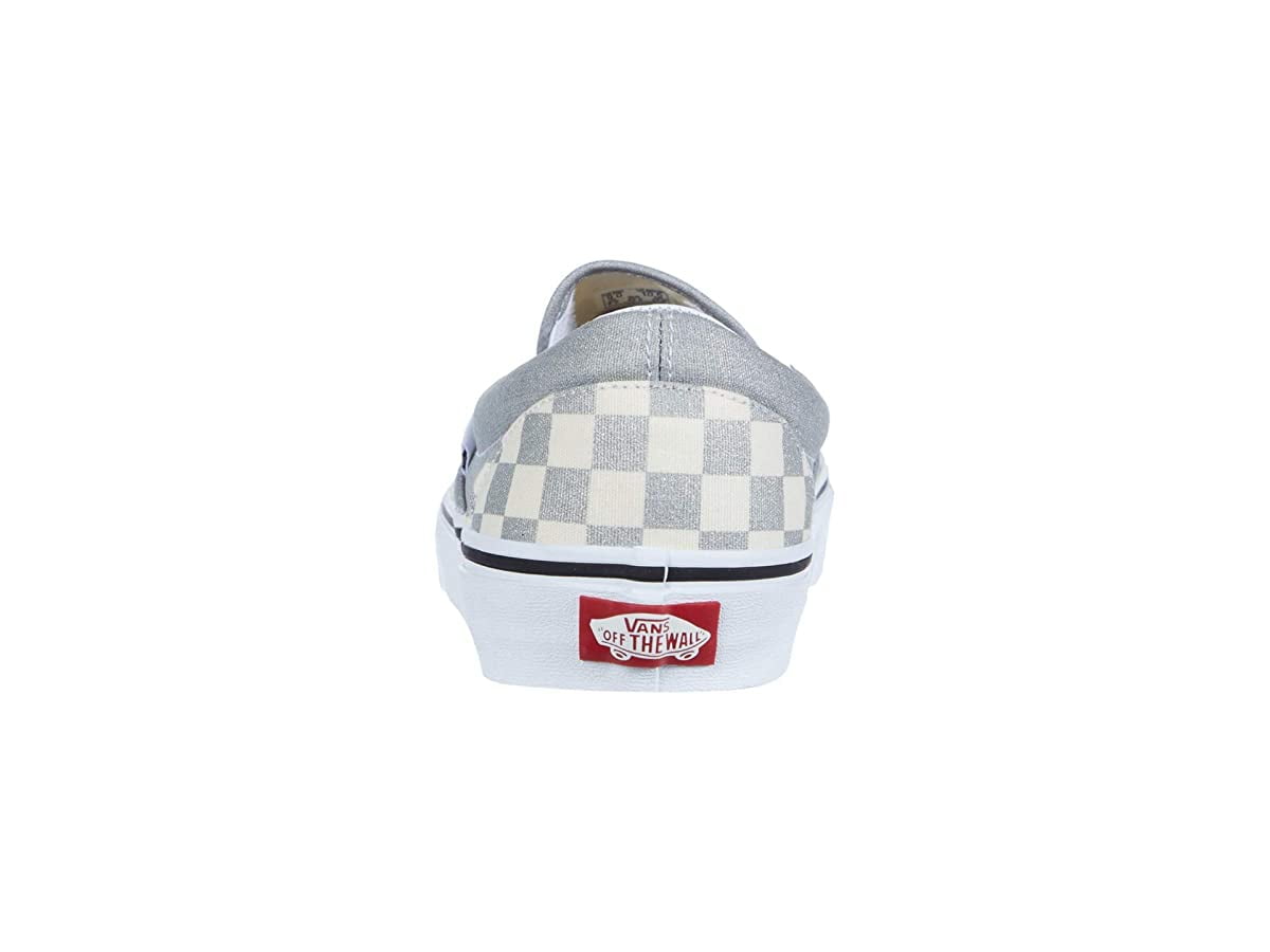 Vans checkerboard gray dawn & true white top