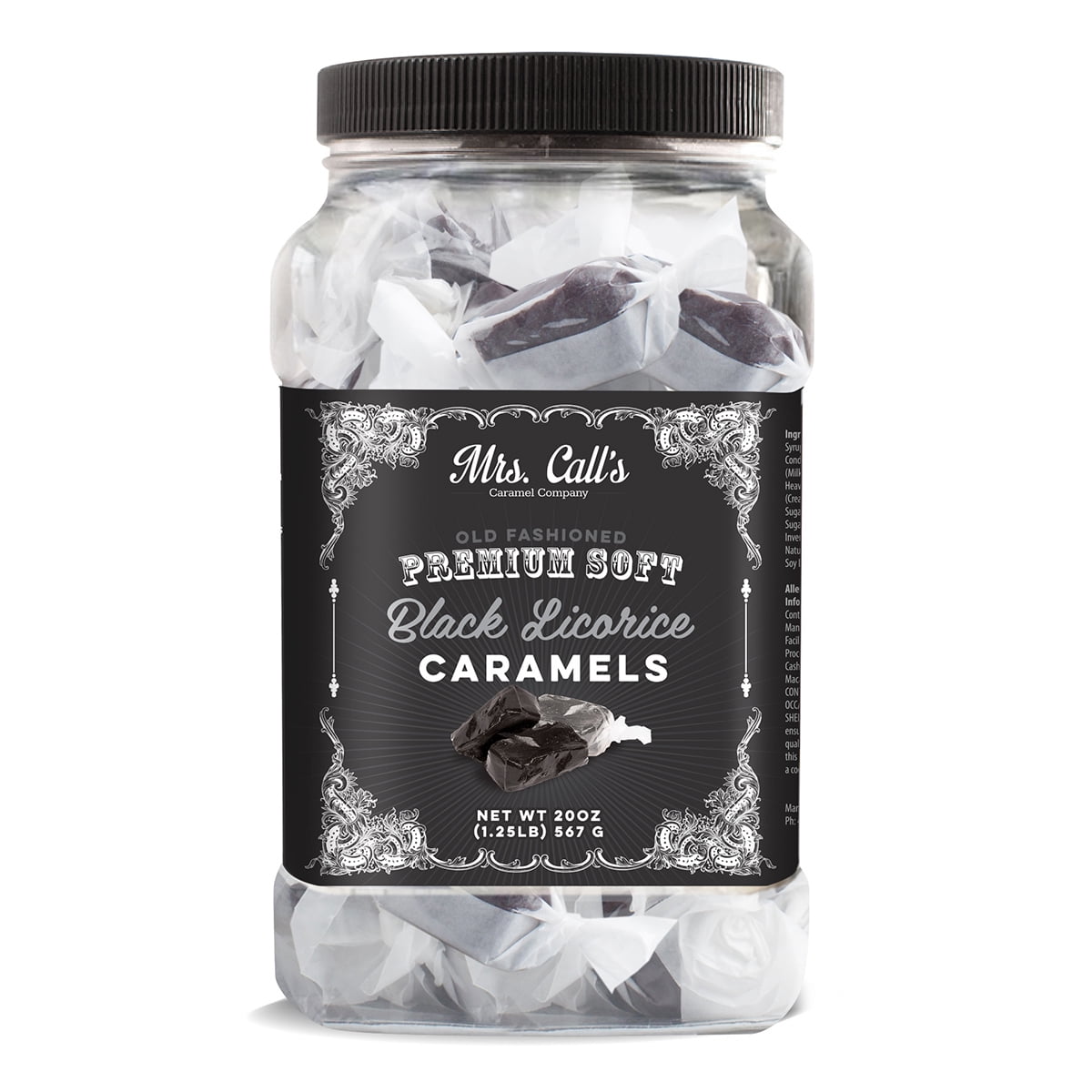 Mrs. Call's Candy All Natural Handcrafted Gourmet Licorice Caramel