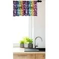thumbnail image 3 of Ambesonne Colorful Window Valance, Diagonal Houndstooth, 54" X 12", Multicolor, 3 of 3