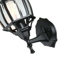 thumbnail image 2 of 1-Light 16.87-in Matte Black or White Outdoor Wall Lantern Sconce Black, 2 of 5