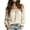 Beige off shoulder blouse a1, variant on Women Off Shoulder Ruffle Flowy Blouse Sleeveless Casual Summer Tops Solid Basic Tee Shirts for Beach Vacation Travel Clothes, Wine M