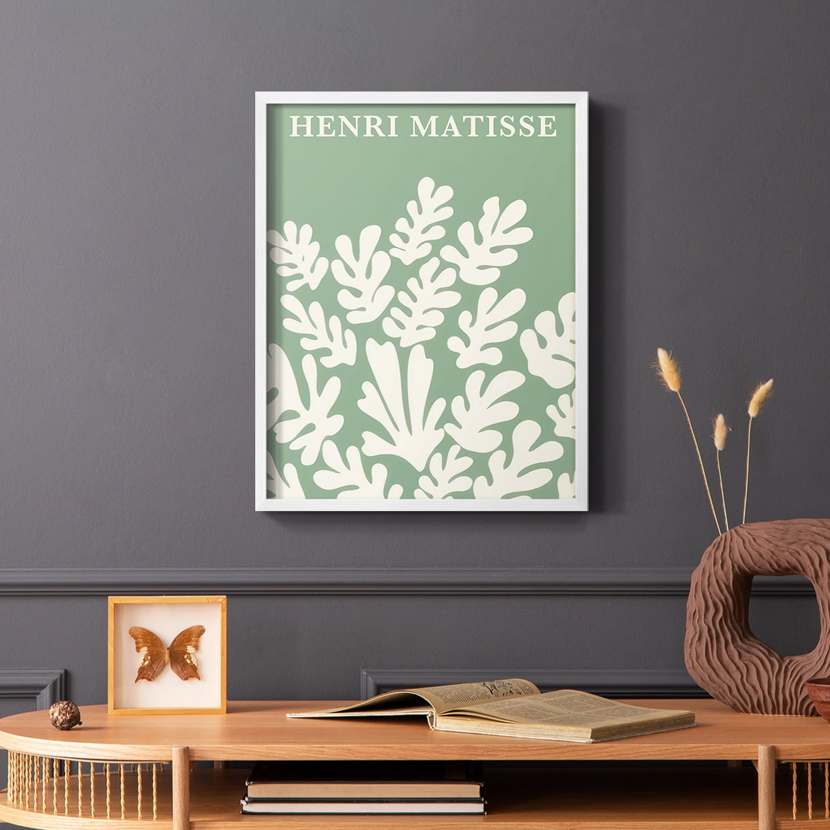 Matisse CLXXXVIII Framed Print in White Solid Wood 8 x 10 Framed Print