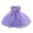 thumbnail image 4 of Utlike Girls Dresses Toddler Sleeveless Floral Embroidery Lace Princess Pageant Gown Party Evening Dress Wedding Dress For Children Clothes Fashion Sweet Girl Sundress Size 12 Months-18 Months, 4 of 9