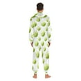 thumbnail image 7 of joogoo Watercolor Tennis Balls Unisex Adults Onesies Pajamas Jumpsuits L, 7 of 7