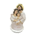 thumbnail image 1 of Figura religiosa colgante de la Virgen María, estatua de Jesús, María y José sobre un cuenco Blanco, 1 of 9