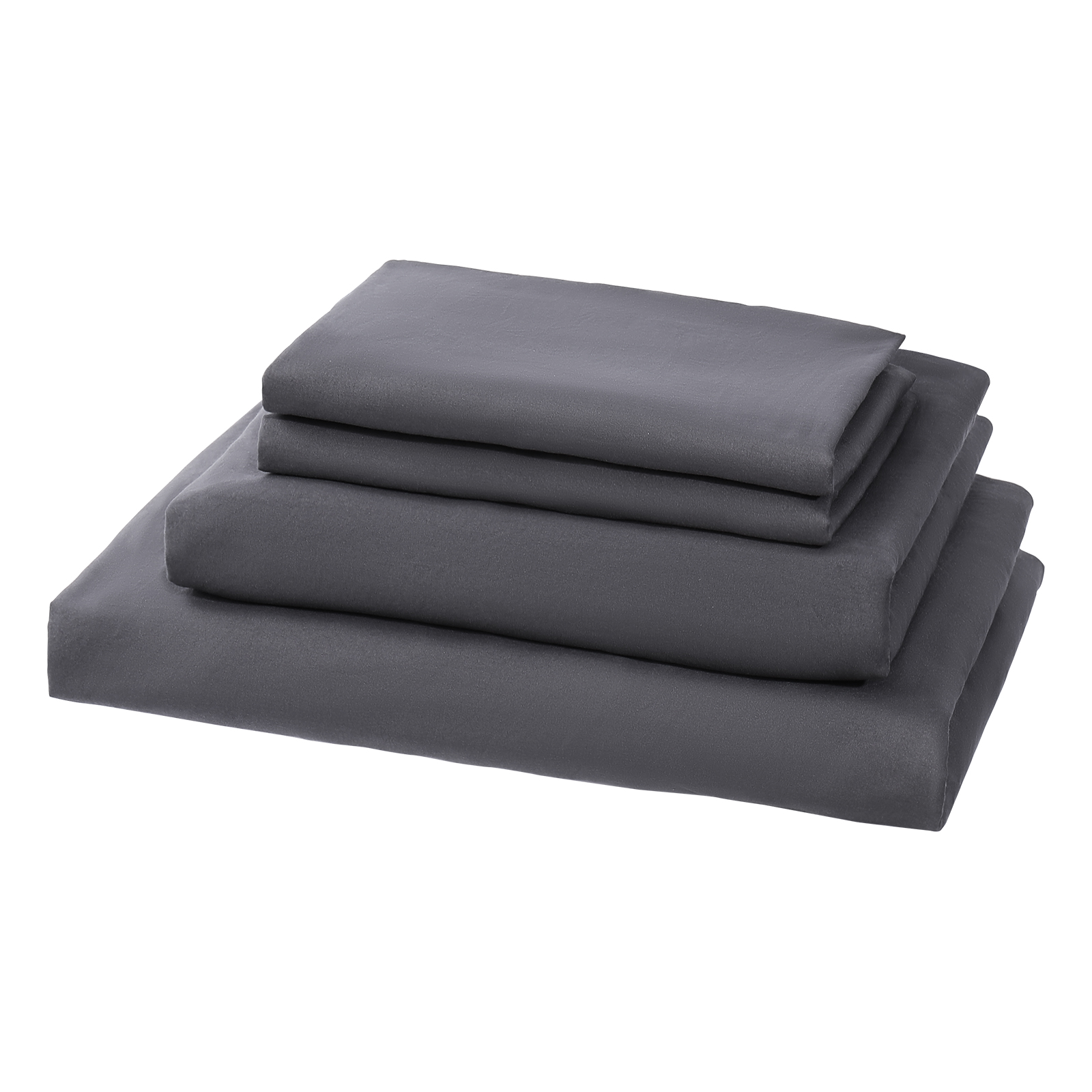 Aship Ultra-Soft Microfiber Bed Sheets Set, 4 Pieces Queen Sheet Set for All-Season Comfort, Wrinkle Free & Deep Pocket Fits 16" Mattress Gray