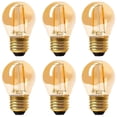 thumbnail image 1 of PANLAVIE Vintage Edison LED Bulbs, Ultra Warm Light Filament Bulb, 25W Equal, Dimmable, 6-Pack, 1 of 7