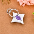 thumbnail image 4 of Purple Charoite - Siberia 925 Sterling Silver Pendant V3411, Solitaire Pendant, Purple Pendant, Oval Pendant, Gift For Her, Charoite Pendant, 4 of 4