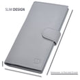thumbnail image 2 of Checkbook Cover for Men and Women - Leather RFID Secure Standard Register Holder, 2 of 7