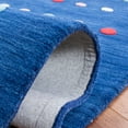 thumbnail image 5 of SAFAVIEH Kids Colorful Polka Dots Area Rug, Navy, 5' x 5' Round, 5 of 10