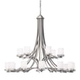 thumbnail image 2 of Eighteen Light Two Tier Chandelier With Soft Contemporary Inspirations 41.5 Inches Tall By 50.25 Inches Wide-Olde Bronze Finish Kichler Lighting, 2 of 2