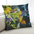 thumbnail image 1 of Ahgly Company Coussin d'Intérieur Papillon Insectes, 18 Pouces par 18 Pouces, 1 of 6