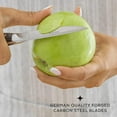 thumbnail image 4 of JoyJolt 2-Piece Utility Knife High Carbon Steel Kitchen Knife, 4 of 7