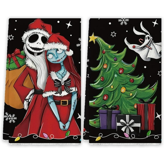 Christmas Kitchen Towels Dish Towels New Year Winter Xmas Kitchen Decor Christmas Decorations for Home Party