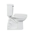 thumbnail image 4 of Carlton Marquette Rear-Outlet Two-Piece 1.6 GPF Left-Hand Flush Elongated Toilet in Glossy White, 4 of 5