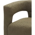 thumbnail image 6 of Meridian Furniture Athena Olive Green Boucle Fabric Accent/Dining Chair, 6 of 8
